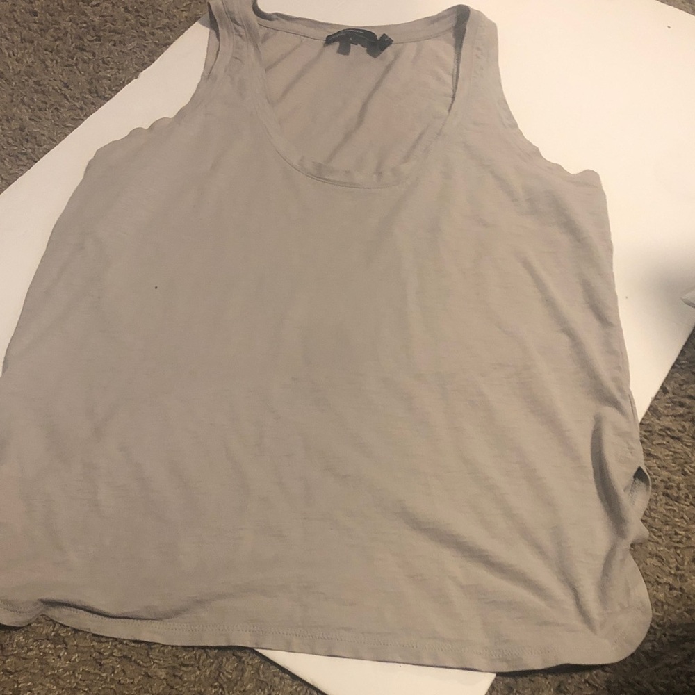 Theory Light Gray Tank Top